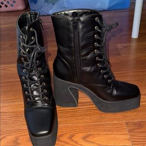 Black Platform Boots